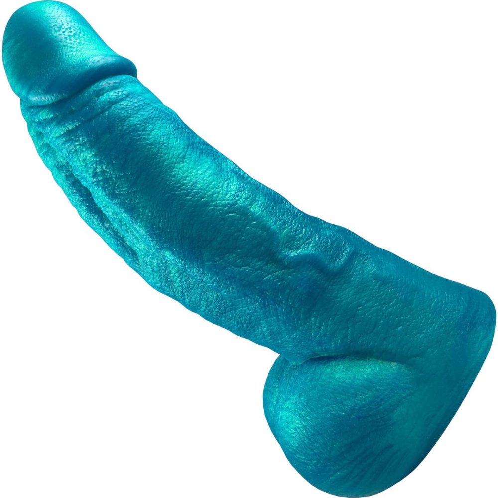 Semi-Realistic Dildos | The Titan Giant 8.5" Platinum Silicone Ultrarealistic Dildo With Balls – Mermaid