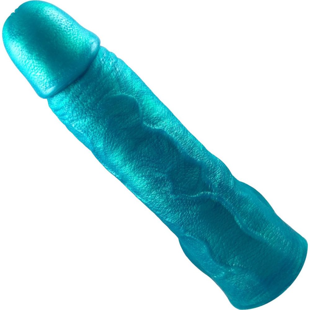 Semi-Realistic Dildos | The Titan Giant 8.5" Platinum Silicone Ultrarealistic Dildo With Balls – Mermaid