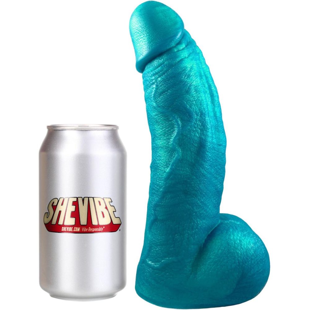 Semi-Realistic Dildos | The Titan Giant 8.5" Platinum Silicone Ultrarealistic Dildo With Balls – Mermaid