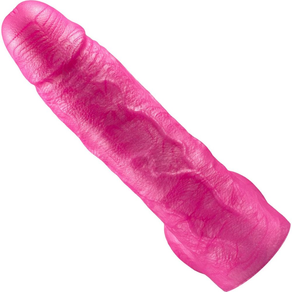 Semi-Realistic Dildos | The Titan Small 6" Platinum Silicone Ultrarealistic Dildo With Balls – Pearl Pink