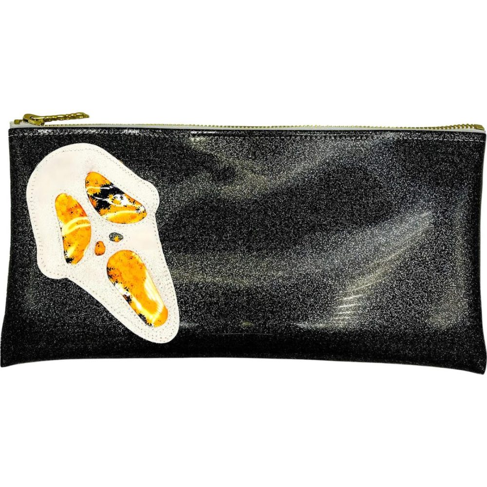 Sex Toy Storage | Ghostface Scream Classic Clutch Bag by – Orange