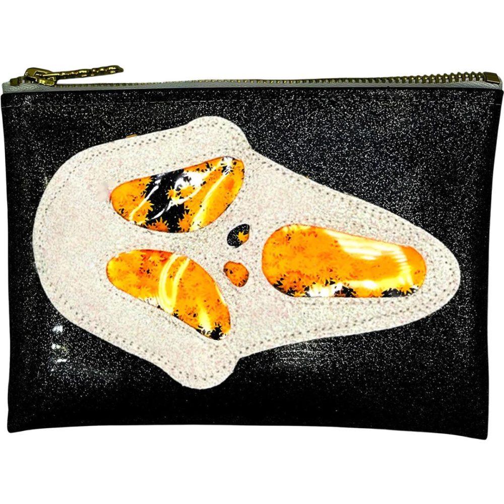 Sex Toy Storage | Ghostface Scream Midi Clutch Bag by – Orange