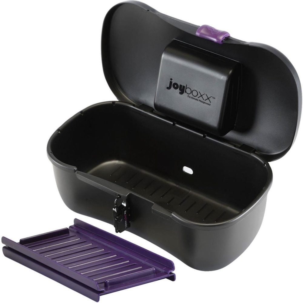 Sex Toy Storage | Storage System Includes Playtray and Combo Lock – Black