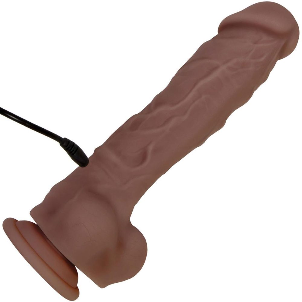 Squirting Dildos | Big Shot Silicone Vibrating Squirting Dildo – Chocolate