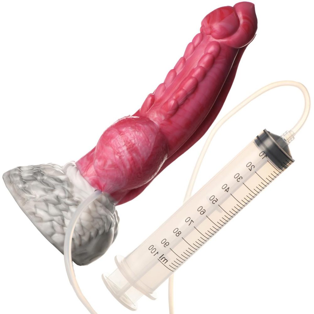 Squirting Dildos | Resurrector Phoenix 9" Squirting Silicone Suction Cup Dildo