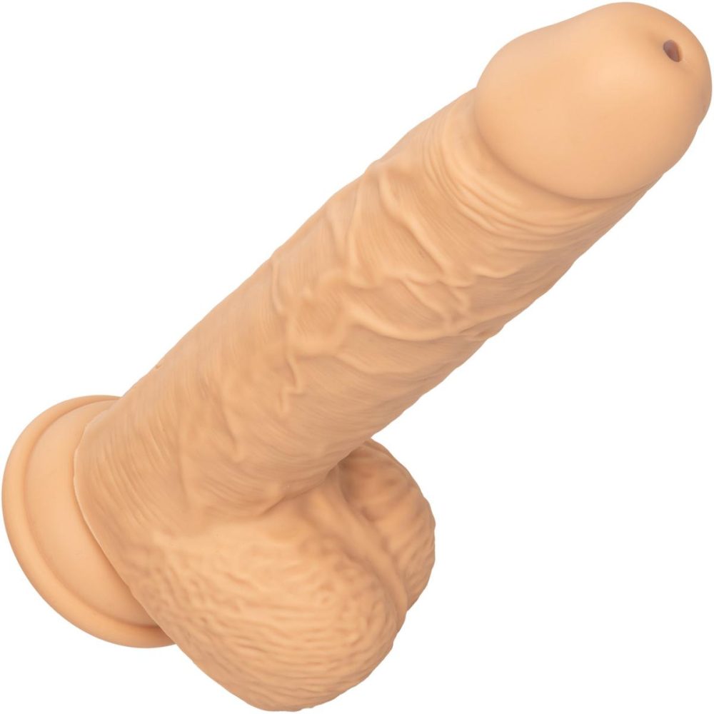 Squirting Dildos | Squirting Fuck Stick 9" Vibrating Realistic Silicone Suction Cup Dildo – Vanilla