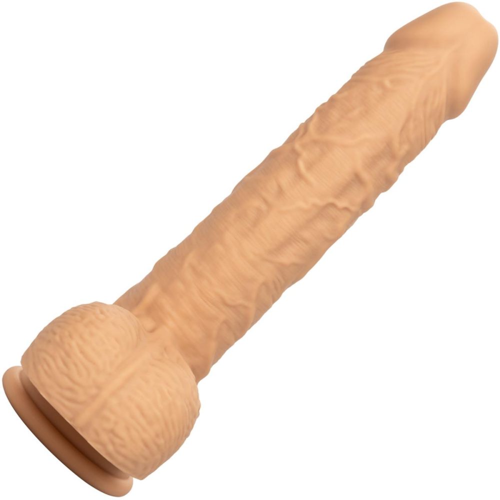 Squirting Dildos | Squirting Fuck Stick 9" Vibrating Realistic Silicone Suction Cup Dildo – Vanilla