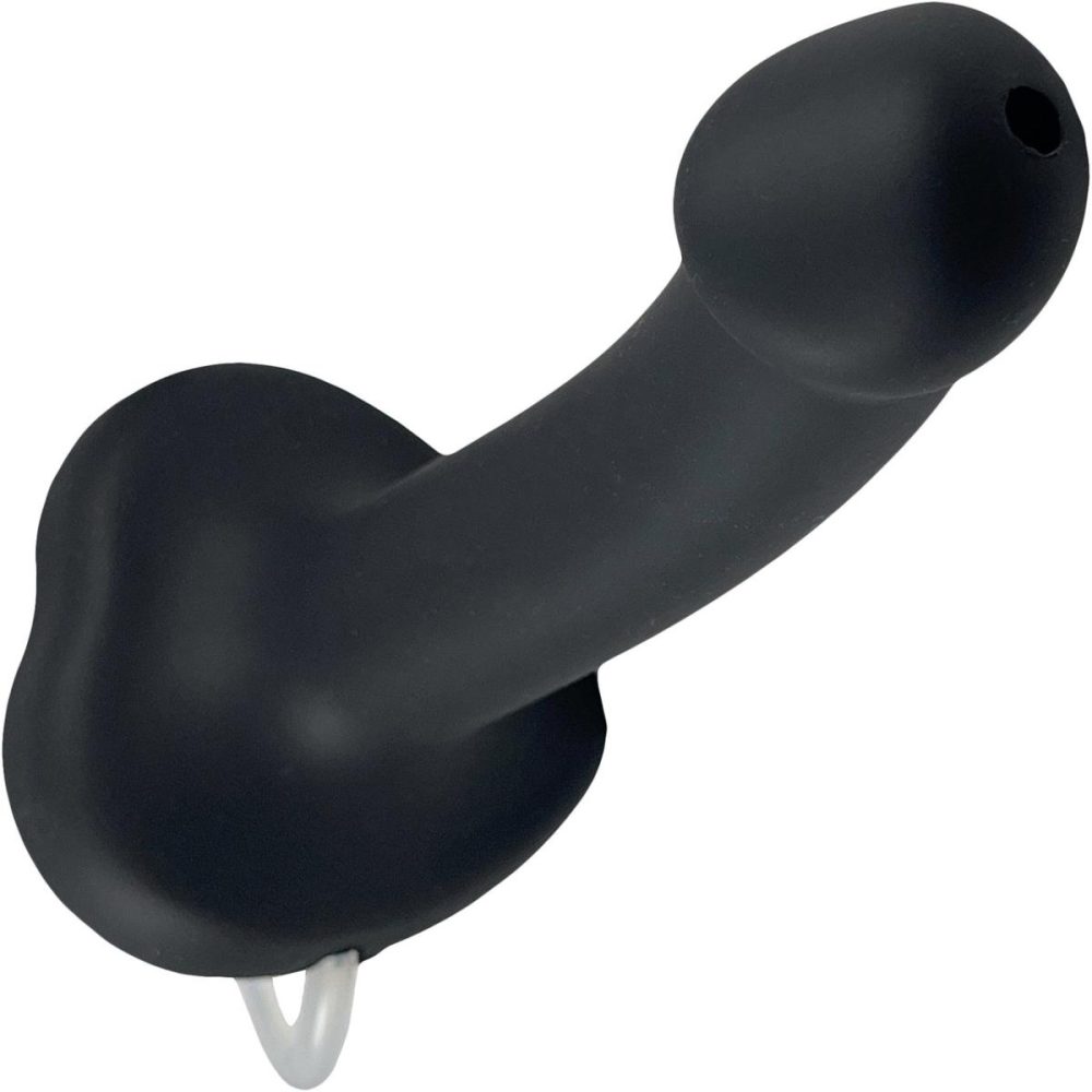 Squirting Dildos | Strap-on-Me Squirting Harness Compatible Silicone Dildo – Small, Black