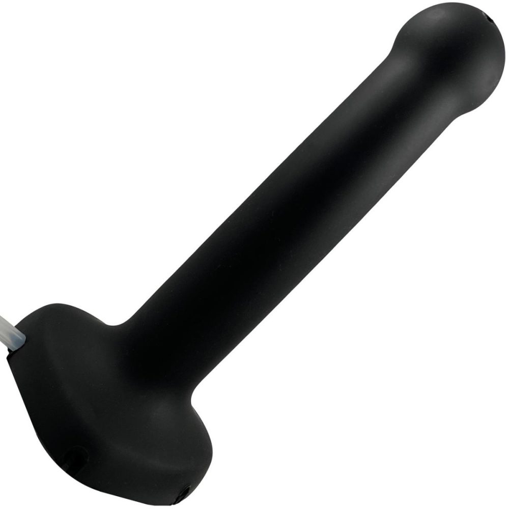 Squirting Dildos | Strap-on-Me Squirting Harness Compatible Silicone Dildo – Small, Black