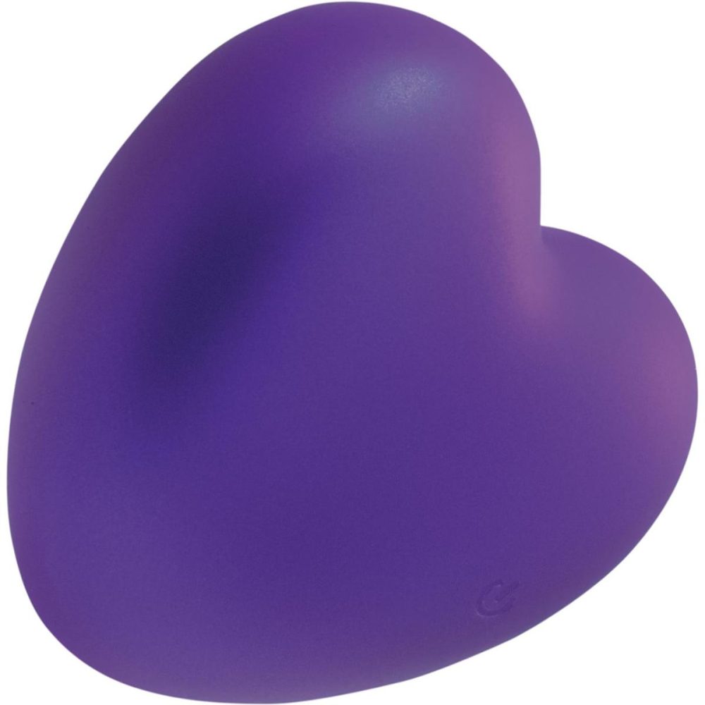 Stimulators | Amore Pleasure Vibe Silicone Heart Shaped Rechargeable Clitoral Stimulator VeDO – Purple