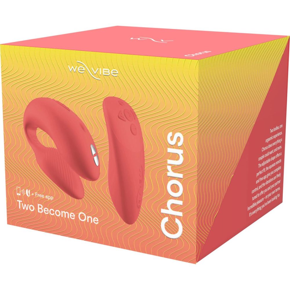 Stimulators | Chorus Remote & App Controlled Couples Vibrator – Crave Coral