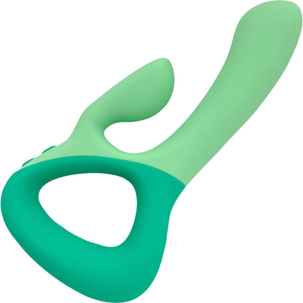 Stimulators | Clutch Rechargeable Waterproof Silicone Dual Stimulation Vibrator – Mint & Sea