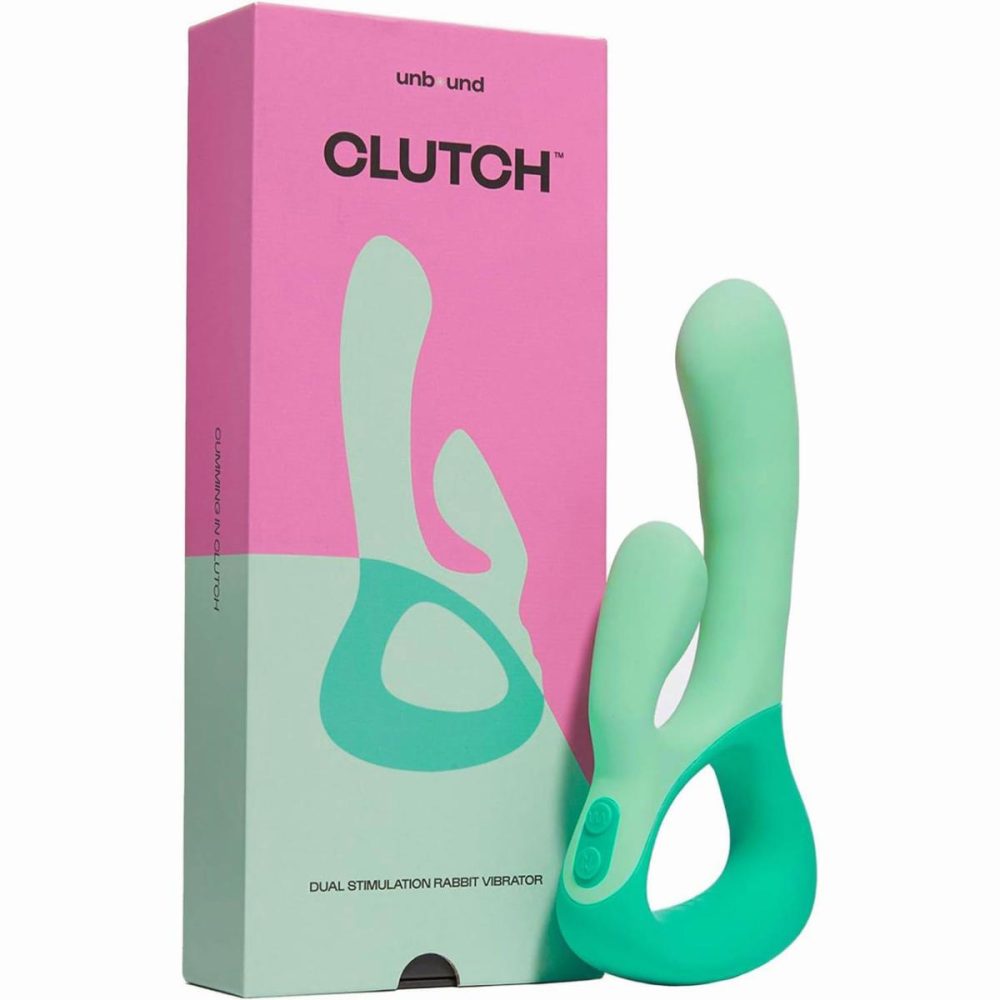 Stimulators | Clutch Rechargeable Waterproof Silicone Dual Stimulation Vibrator – Mint & Sea