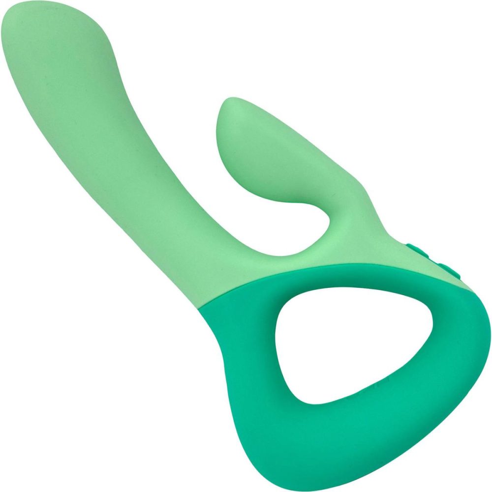 Stimulators | Clutch Rechargeable Waterproof Silicone Dual Stimulation Vibrator – Mint & Sea