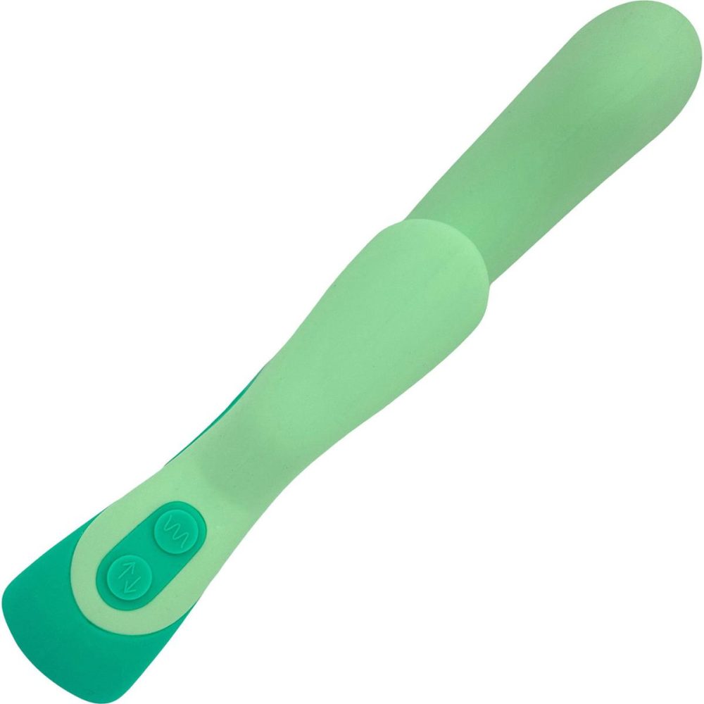 Stimulators | Clutch Rechargeable Waterproof Silicone Dual Stimulation Vibrator – Mint & Sea