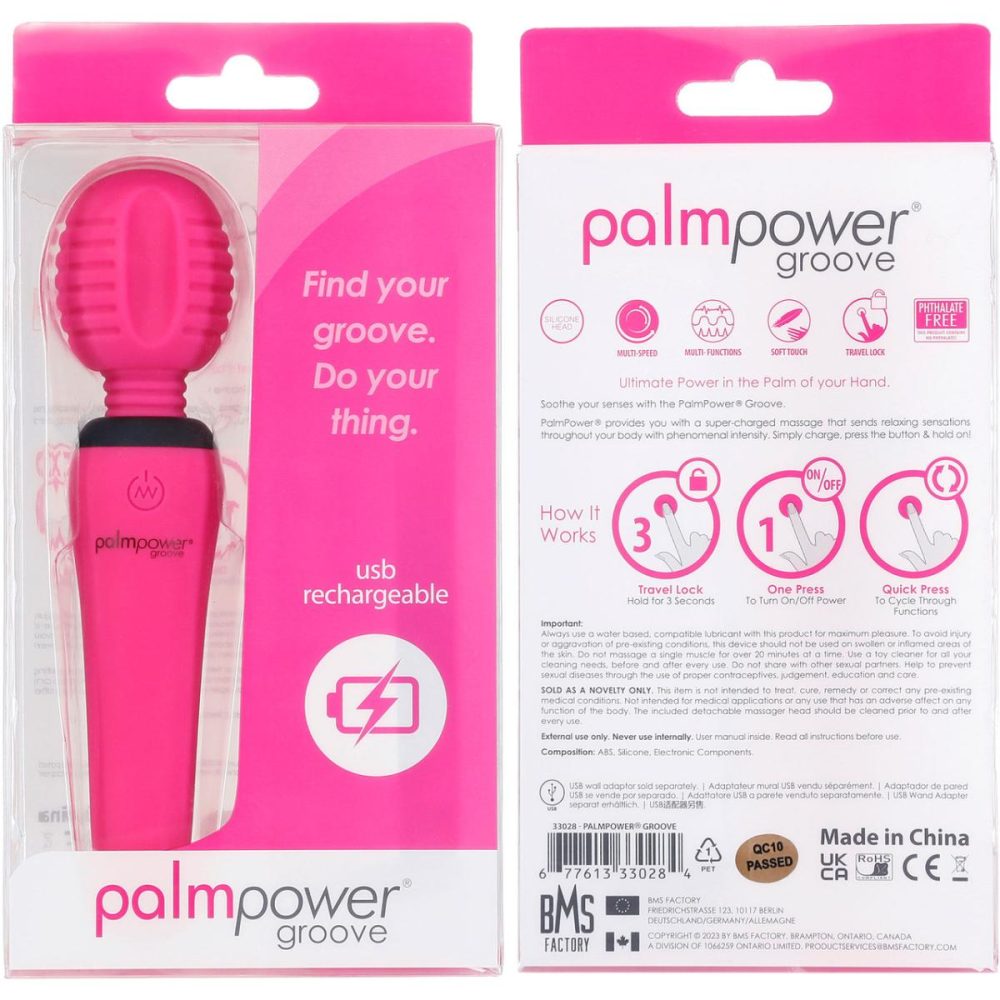 Stimulators | Groove Mini Rechargeable Wand Massager – Fuchsia