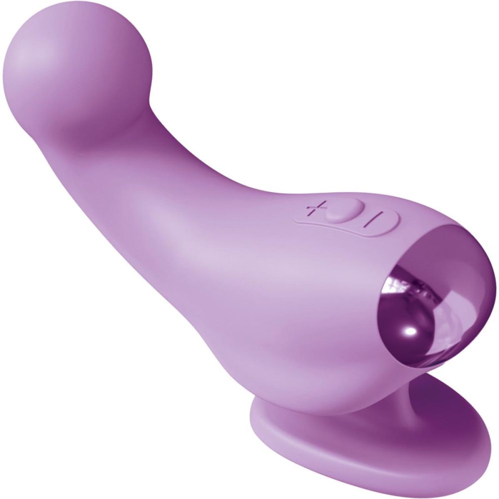 Stimulators | JimmyJane Curved Gripp Waterproof Rechargeable Silicone Vibrator – Purple