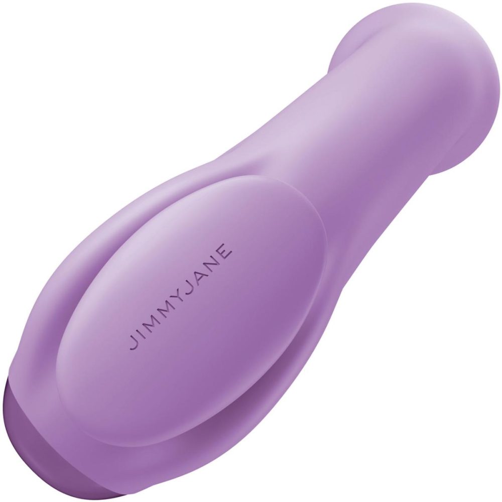 Stimulators | JimmyJane Curved Gripp Waterproof Rechargeable Silicone Vibrator – Purple