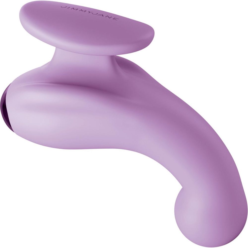 Stimulators | JimmyJane Curved Gripp Waterproof Rechargeable Silicone Vibrator – Purple