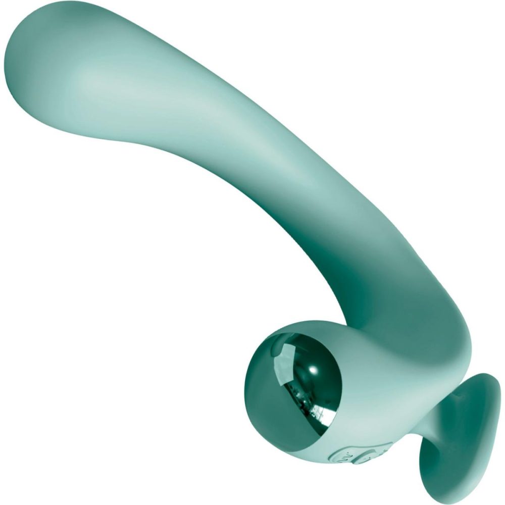 Stimulators | JimmyJane Reflexx Rabbit 2 Flexible Warming Rechargeable Silicone Dual Stimulation Vibrator – Teal