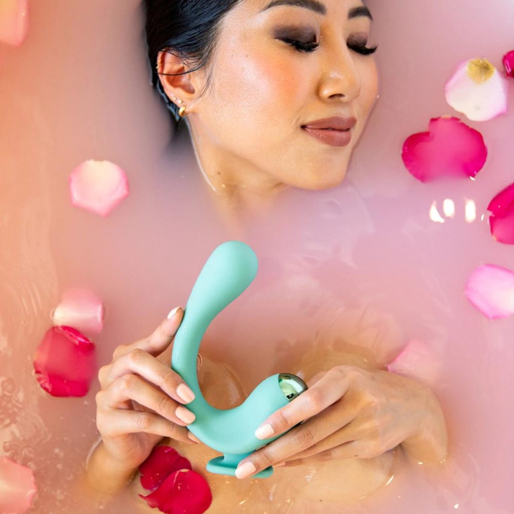 Stimulators | JimmyJane Reflexx Rabbit 2 Flexible Warming Rechargeable Silicone Dual Stimulation Vibrator – Teal