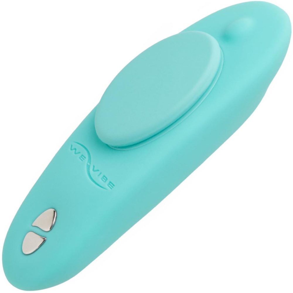 Stimulators | Moxie+ by Wearable Hands-Free Remote or App Controlled Panty Vibrator – Aqua