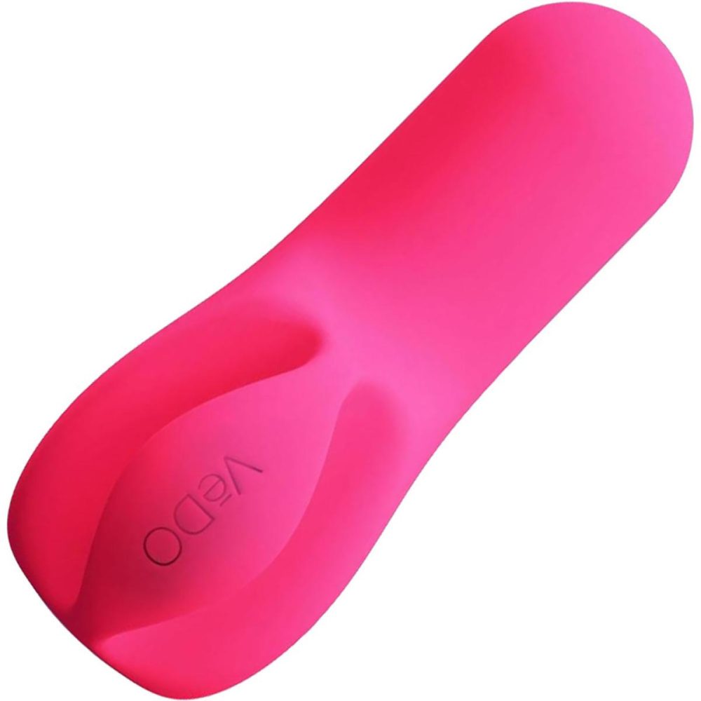 Stimulators | NEA Rechargeable Silicone Waterproof Vibrating Finger Bullet by VeDO – Foxy Pink