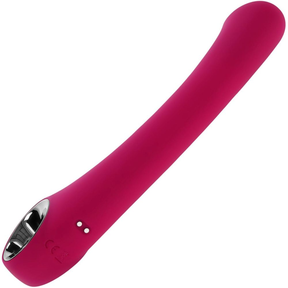 Stimulators | Pleasure Curve Rechargeable Waterproof Silicone G-Spot Vibrator With Ring Handle