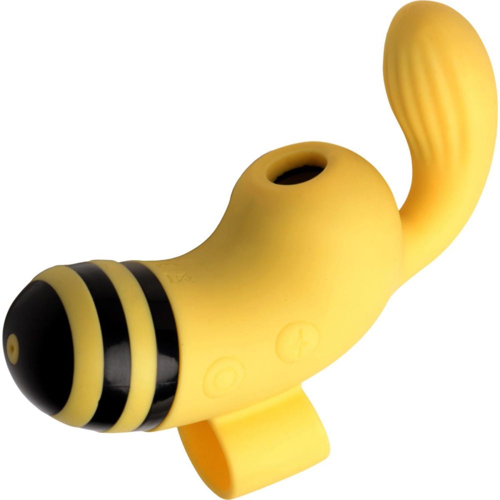 Stimulators | Shegasm Sucky Bee Rechargeable Silicone Clitoral Stimulating Finger Vibrator With Suction