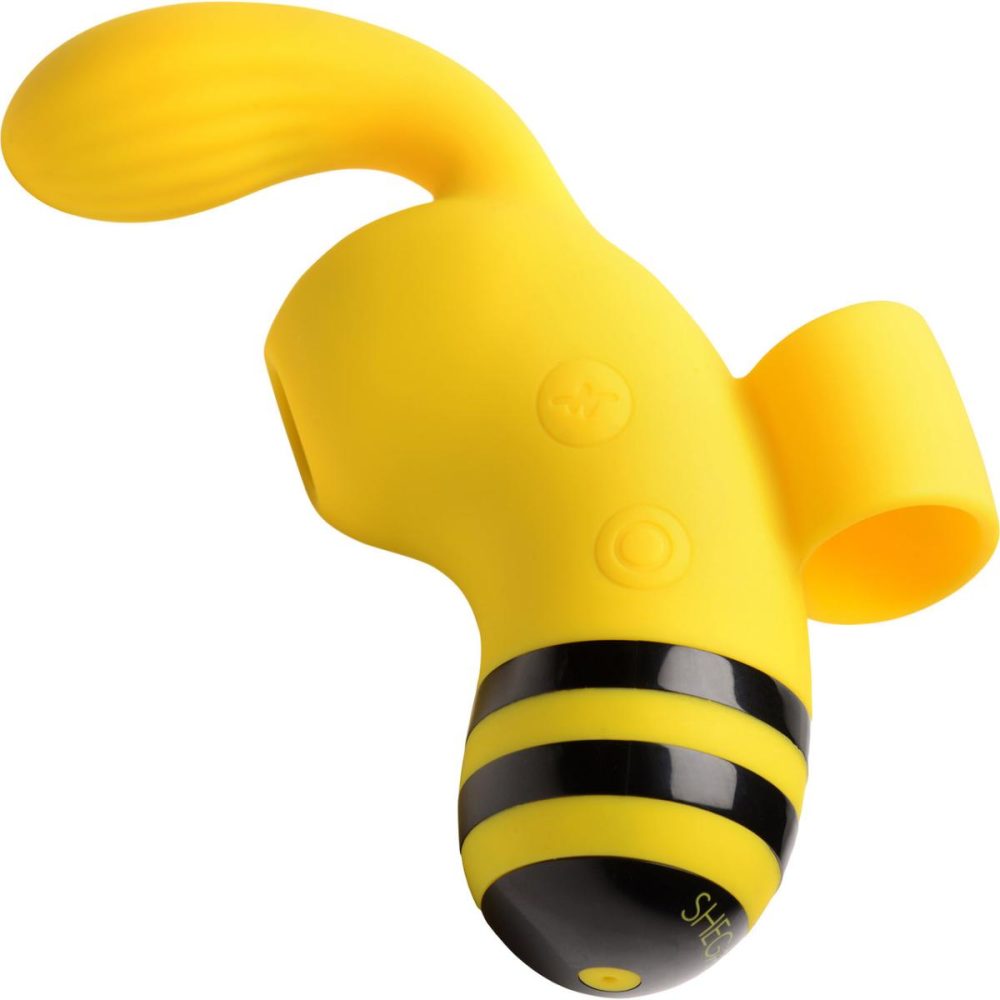 Stimulators | Shegasm Sucky Bee Rechargeable Silicone Clitoral Stimulating Finger Vibrator With Suction