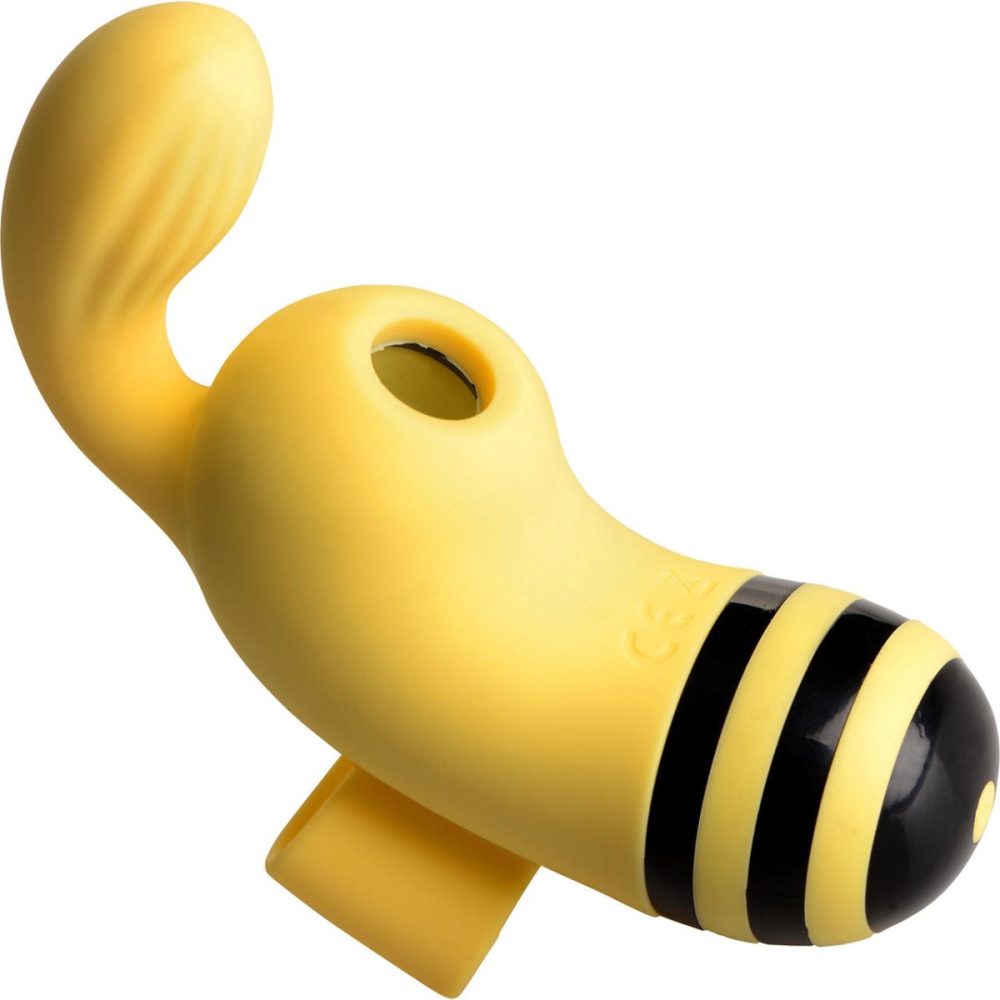 Stimulators | Shegasm Sucky Bee Rechargeable Silicone Clitoral Stimulating Finger Vibrator With Suction