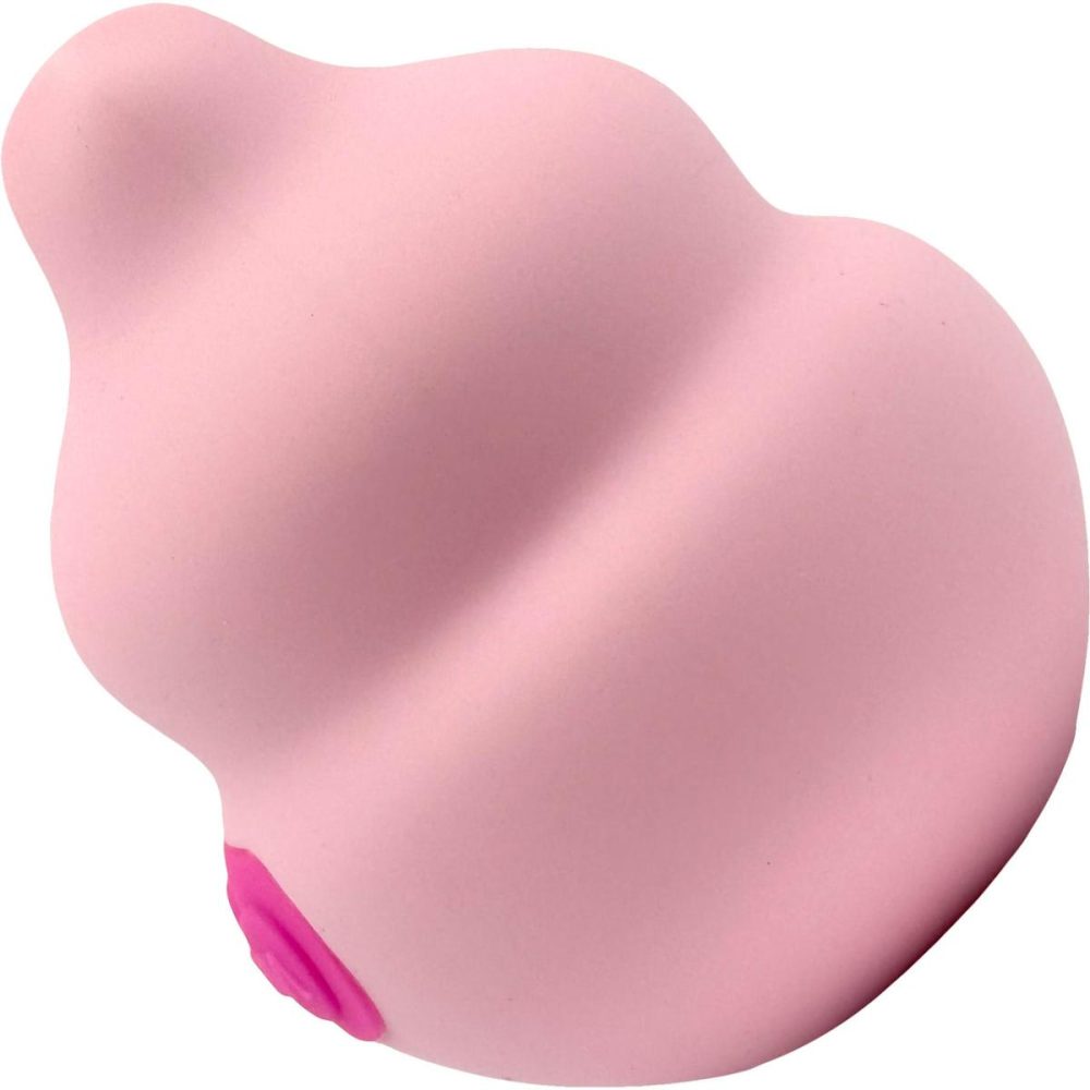 Stimulators | Squish Squeeze Responsive Rechargeable Waterproof Silicone Vibrator – Quartz & Cerise