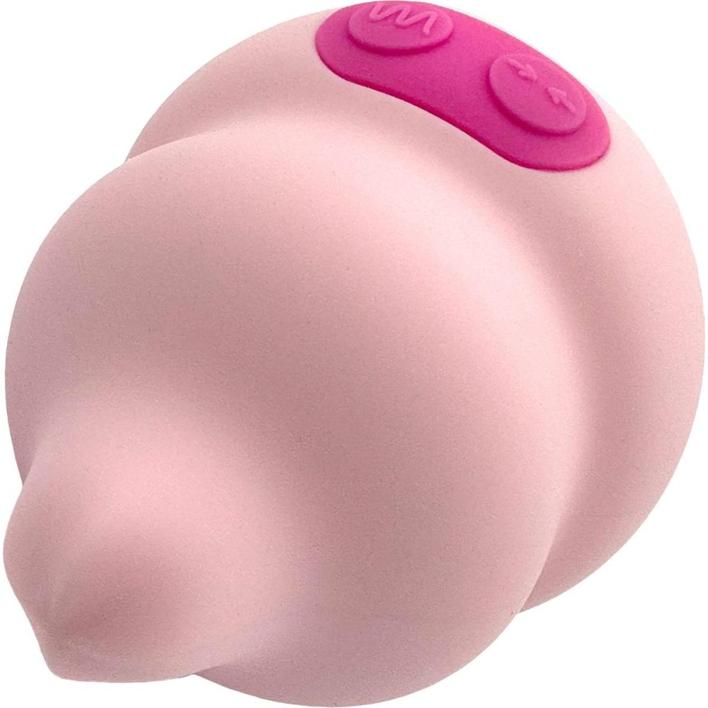 Stimulators | Squish Squeeze Responsive Rechargeable Waterproof Silicone Vibrator – Quartz & Cerise