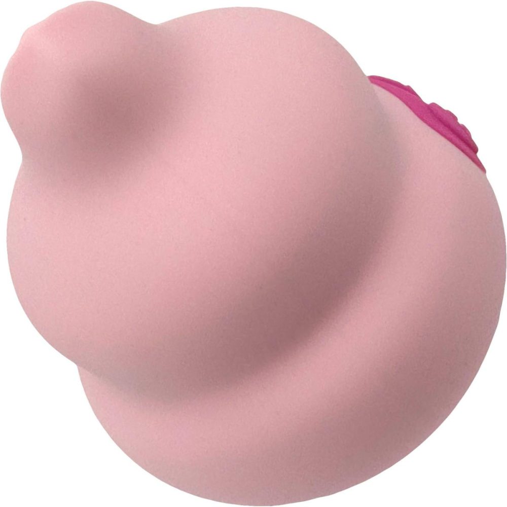 Stimulators | Squish Squeeze Responsive Rechargeable Waterproof Silicone Vibrator – Quartz & Cerise