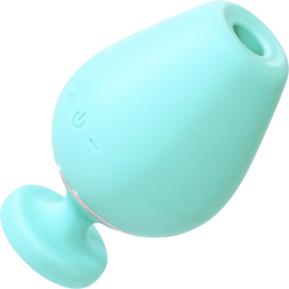 Stimulators | VINO Rechargeable Silicone Vibrating Sonic Clitoral Pulsator VeDO – Tease Me Turquoise