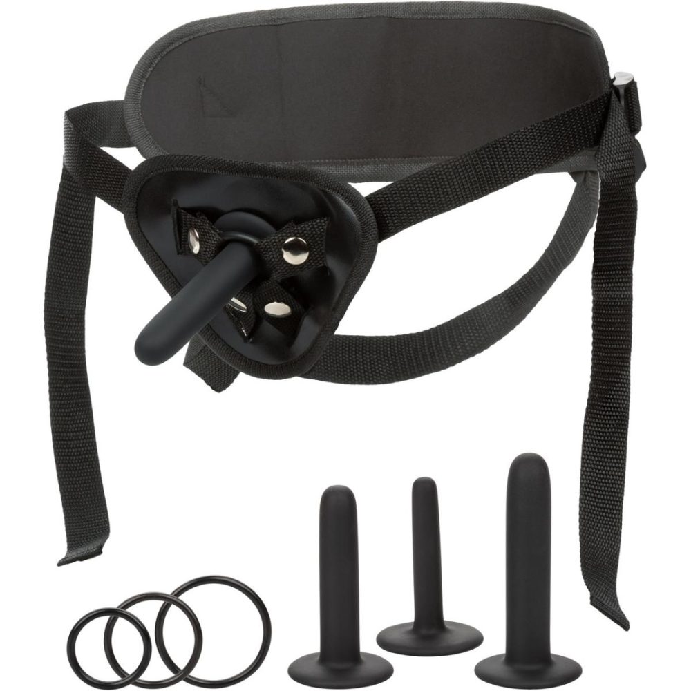 Strap-On Harness Kits | Boundless Silicone Pegging Kit With 3 Probes & 3 Rings