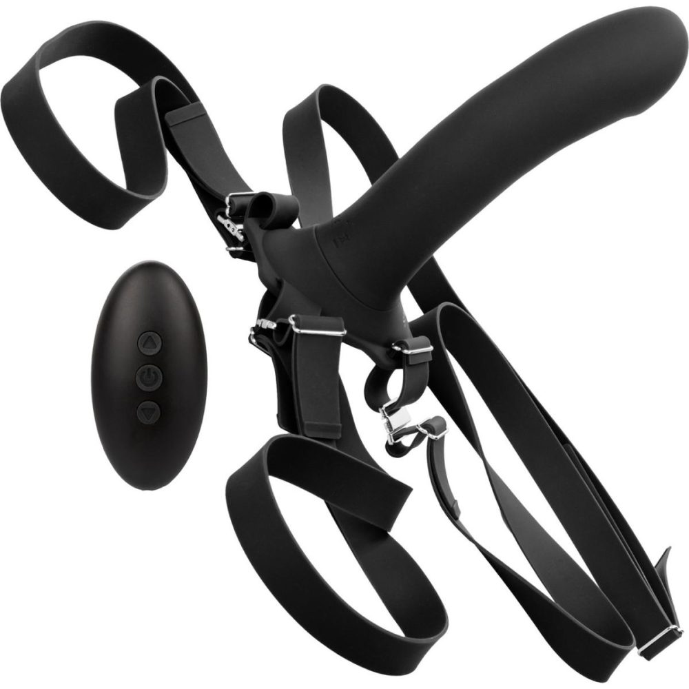 Strap-On Harness Kits | Her Royal Harness ME2 Set With Vibrating Silicone Rumbler Probe & Remote