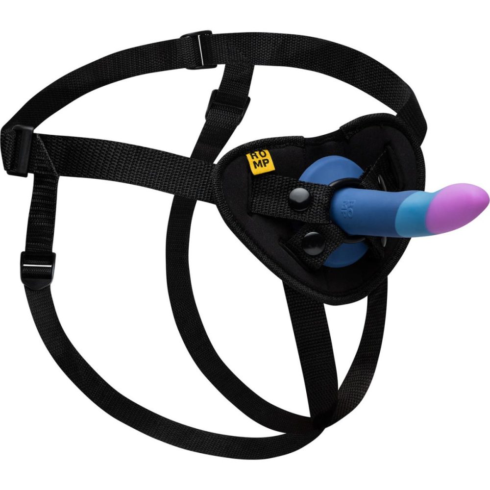 Strap-On Harness Kits | ROMP Piccolo Pegging Kit With Silicone Dildo & Strap On Harness