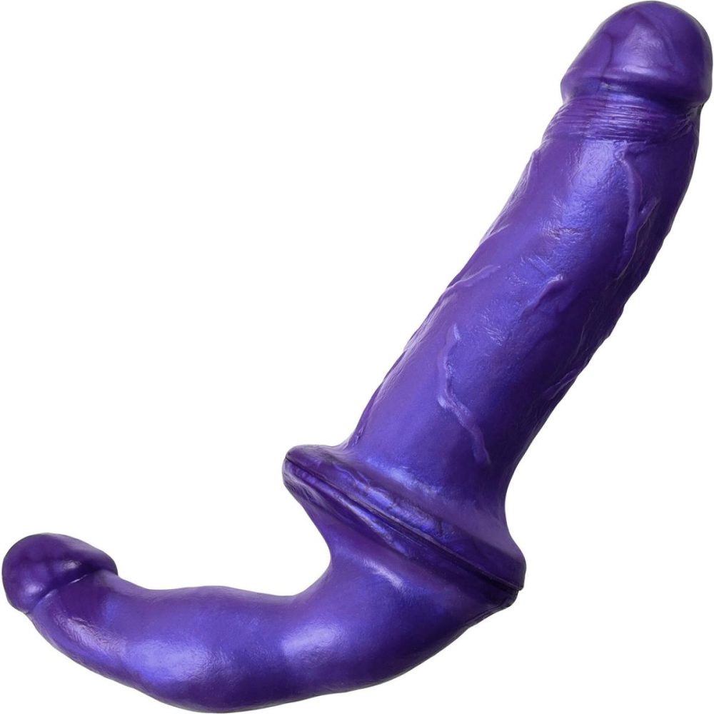 Strapless Strap-On Dildos | Peacemaker VixSkin Silicone Double Dildo – Purple