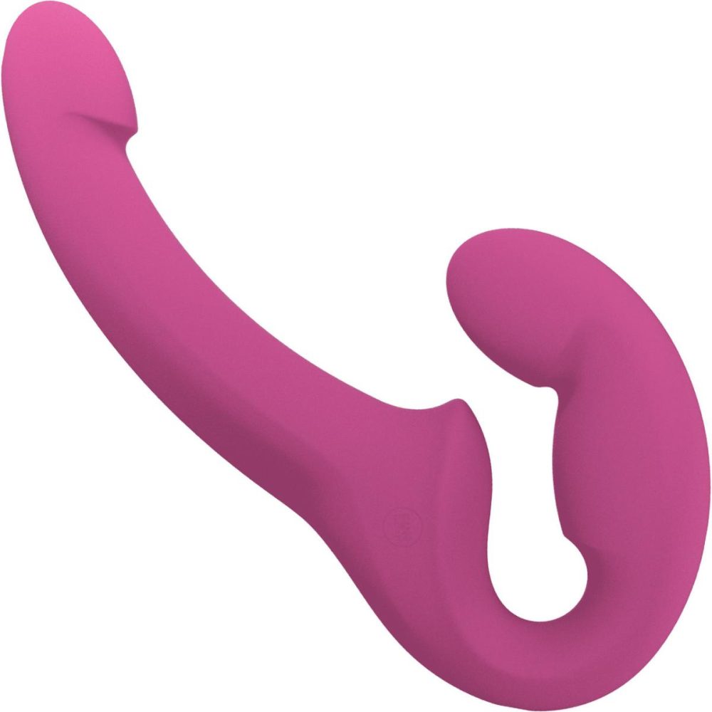 Strapless Strap-On Dildos | Share Lite Silicone Double Dildo – Blackberry