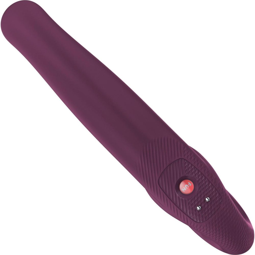 Strapless Strap-On Dildos | SHARE VIBE PRO Vibrating Silicone Double Dildo – Burgundy