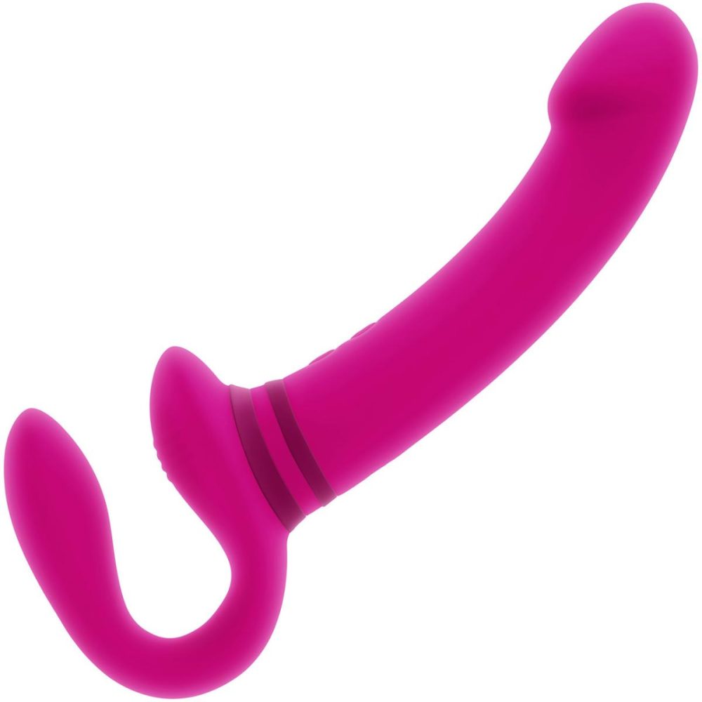 Strapless Strap-On Dildos | Sharing Is Caring Rechargeable Waterproof Silicone Vibrating Strapless Strap-On Dildo