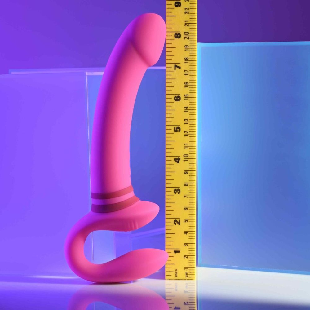 Strapless Strap-On Dildos | Sharing Is Caring Rechargeable Waterproof Silicone Vibrating Strapless Strap-On Dildo