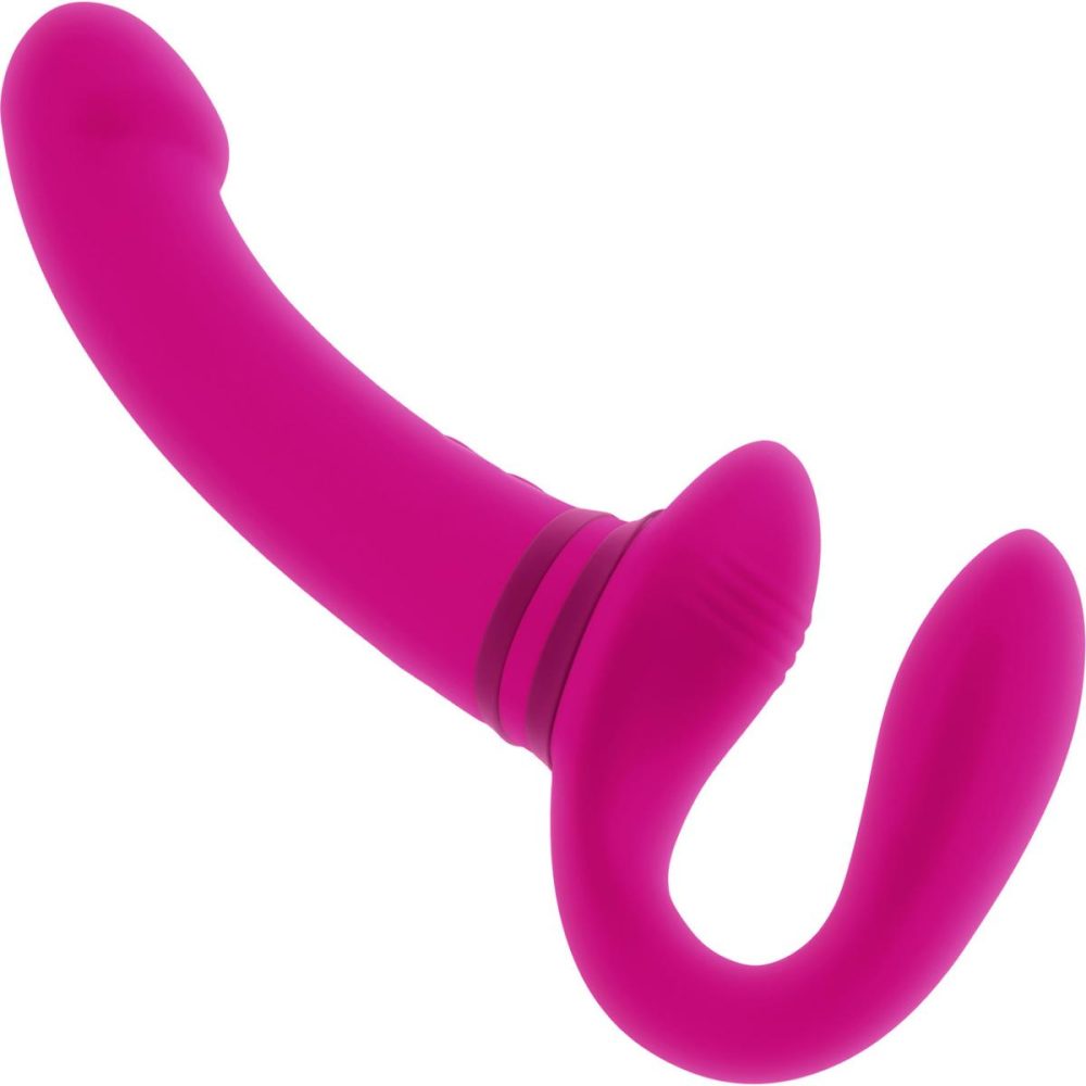 Strapless Strap-On Dildos | Sharing Is Caring Rechargeable Waterproof Silicone Vibrating Strapless Strap-On Dildo