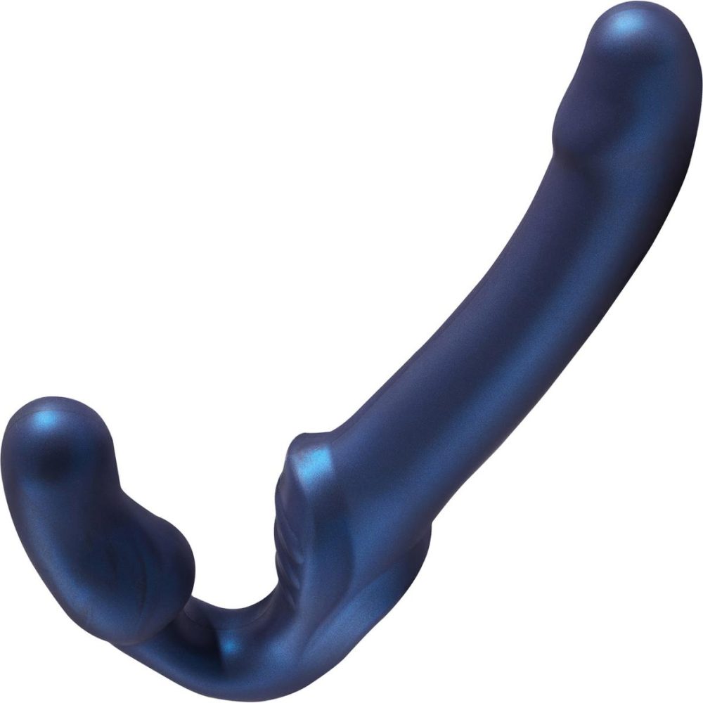 Strapless Strap-On Dildos | Tango Flex Double Ended Dildo – Navy Blue