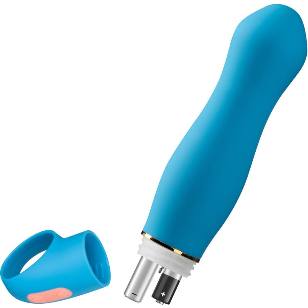 Traditional Vibrators | Aria Exciting AF 10-Function Silicone Waterproof Vibrator – Blue