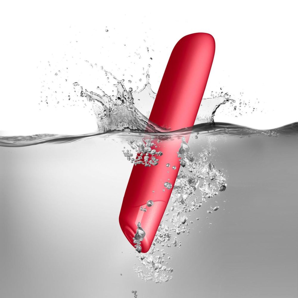 Traditional Vibrators | Cool Coral Silicone 10 Function Waterproof Rechargeable Vibrator