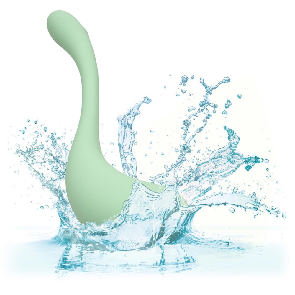 Traditional Vibrators | Elle Liquid Silicone Wand Rechargeable Waterproof Vibrator – Green