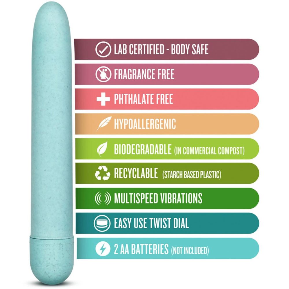 Traditional Vibrators | Gaia Eco Biodegradable & Recyclable Vibrator Novelties – Aqua