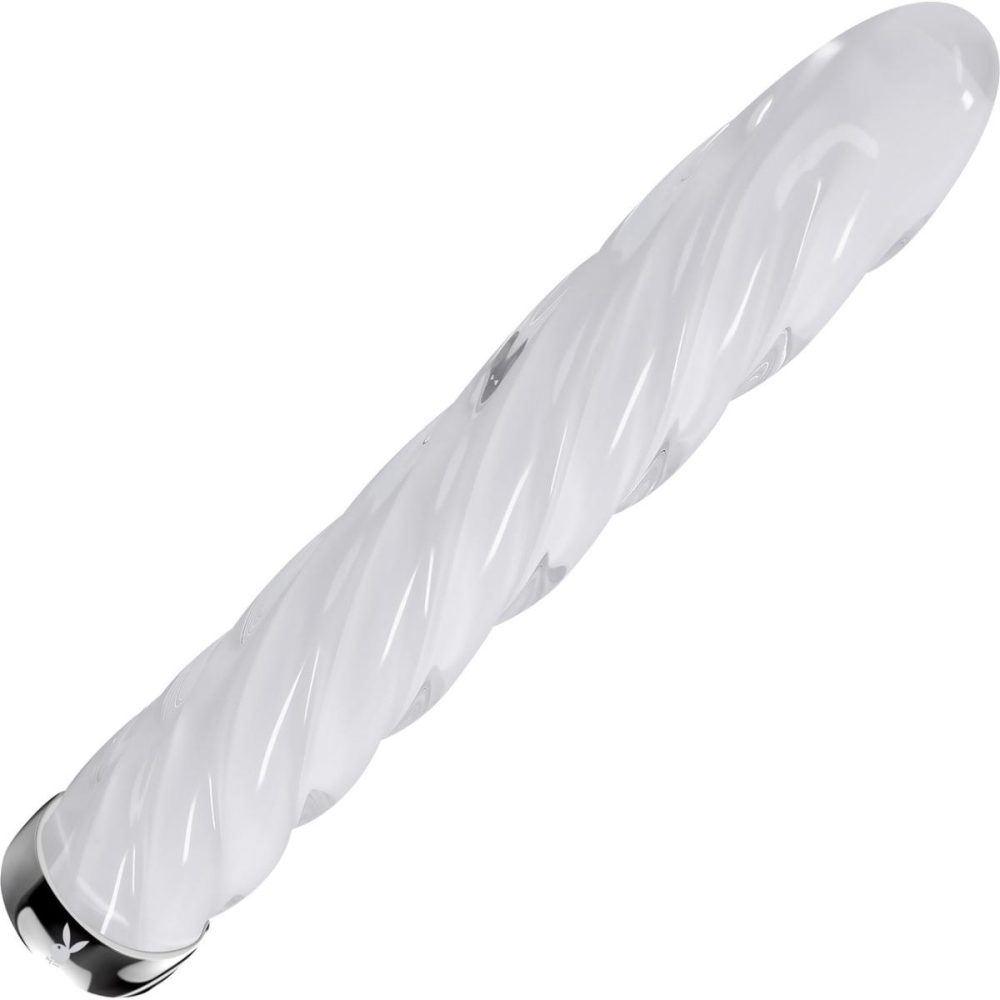 Traditional Vibrators | In A Twist Rechargeable Waterproof Glass Vibrator